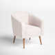Marzi Upholstered Barrel Chair & Reviews | Joss & Main